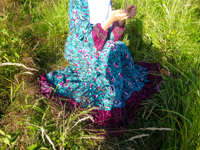 Shaila Aquamarine Green Maxi Dress Cute Covered And Boho Shaila Aquamarine Green Maxi Dress Cute Covered And Boho