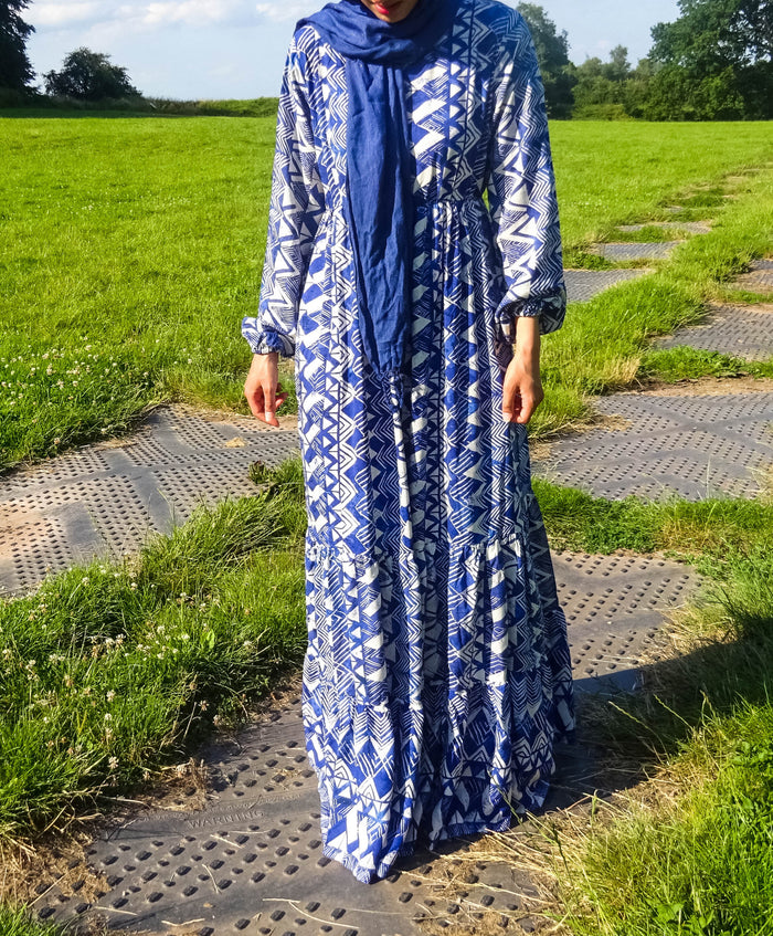 Seashell Blue Maxi Dress